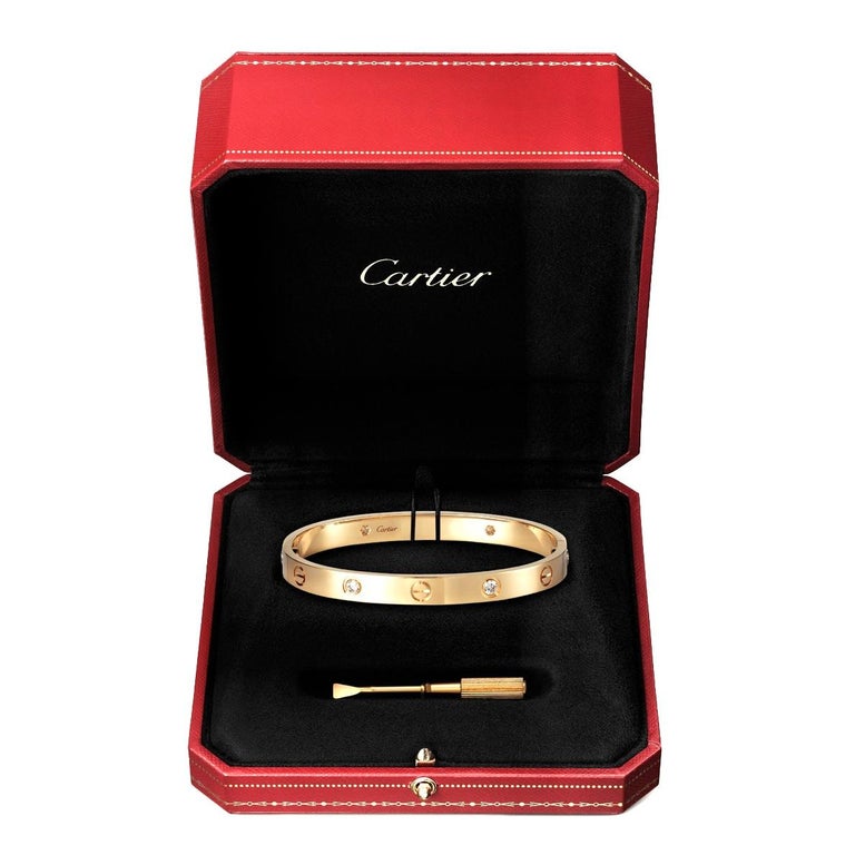 CARTIER 18K Yellow Gold Diamond Love Bracelet 1329741 | FASHIONPHILE